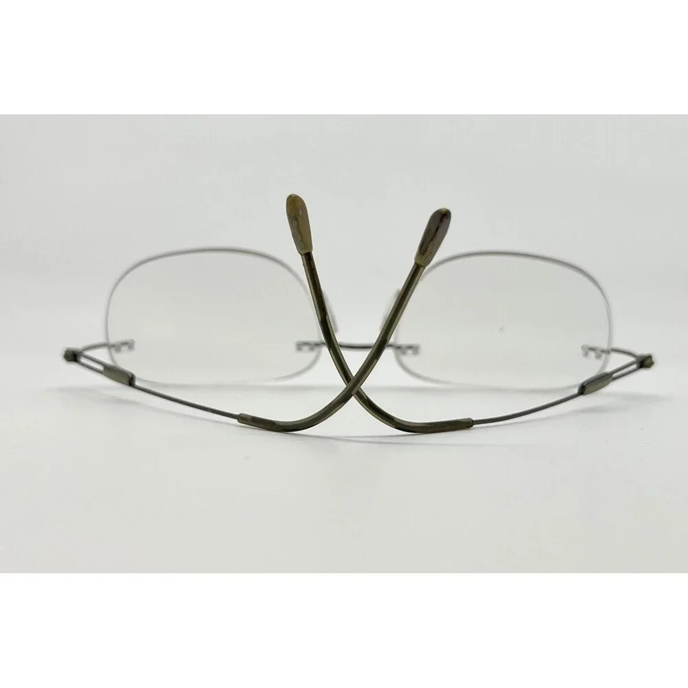 Silhouette Eyeglasses Unisex Brown Rimless Titanium Frame 44153 Medium